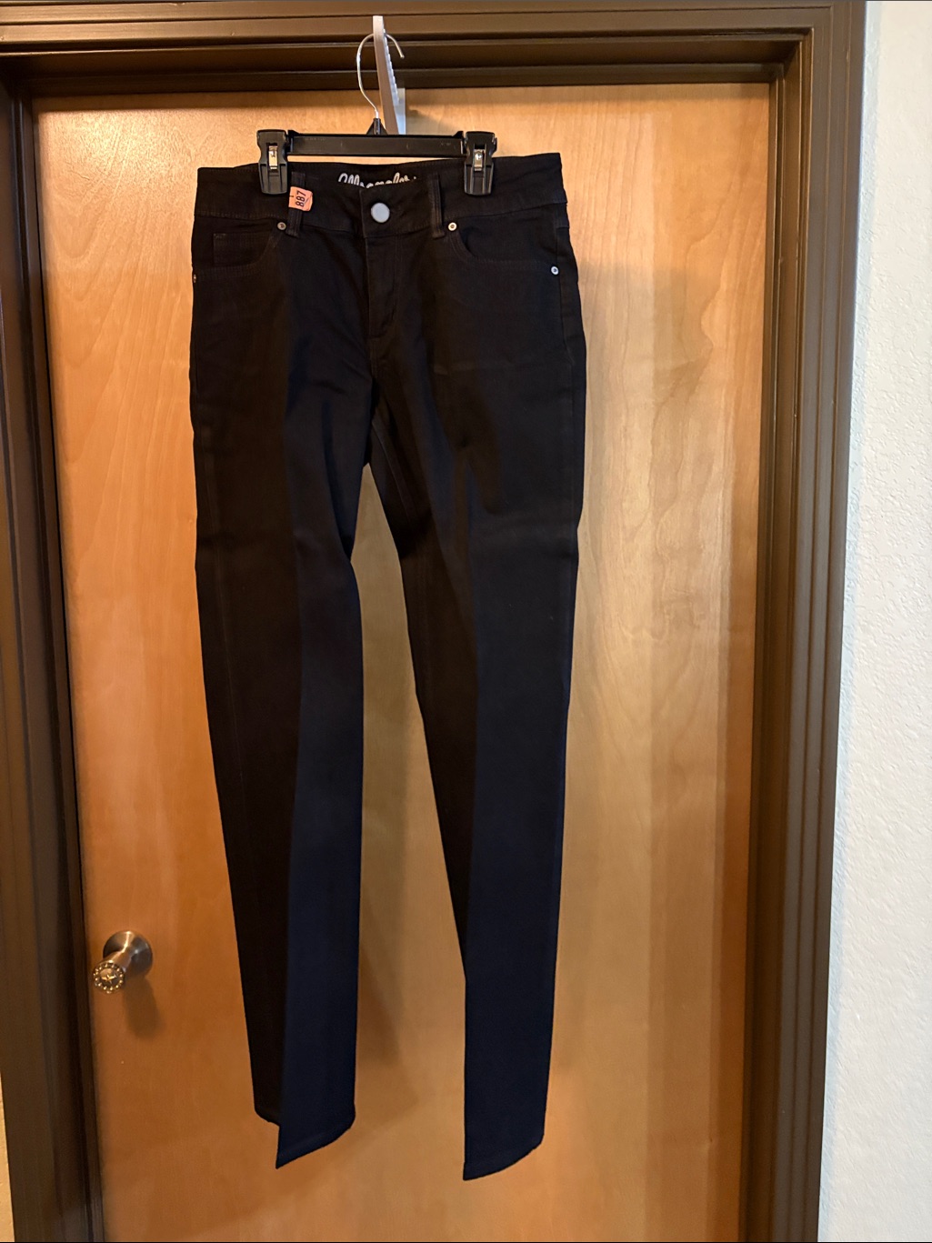 Wrangler Black Boot Cut Jeans; Size 9/10x34